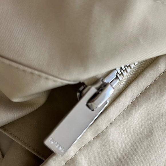 Toteme Beige Summer Country Jacket Barn Chore Jacket in Peanut US 10 - Picture 5 of 15